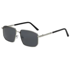 Men's Stylish Polarized Sunglasses Metal Frame UV400 Protection Driving Sun Glasses