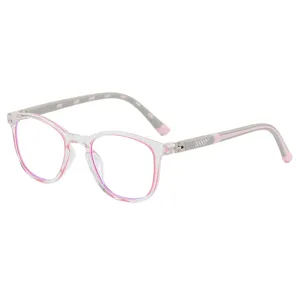 Youth anti-blue light glasses clear frame computer glasses for kids unisex optical eyewear