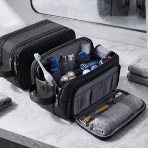Waterproof Travel Toiletry Bag For Men Women Large Capacity Makeup Organizer Multifunctional Shaving Bag Portable Cosmetic Case