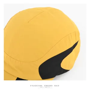 Vista dettaglio berretto da baseball color-block asciugatura rapida, cappello sport.