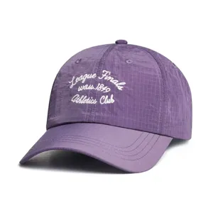 Unisex Schnelltrocknende Baseballkappe Verstellbare Outdoor Sport Laufen Atmungsaktive Sonnenschutz Einflarbig Bestickte Mütze