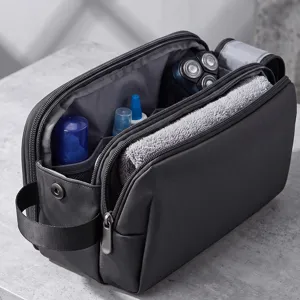 Travel Toiletry Bag Men Waterproof Shaving Bag Large Capacity Multi Compartment Organizer