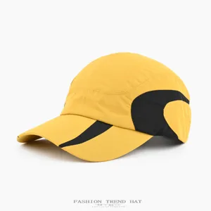 Cappellino da Baseball Colorblock ad Asciugatura Rapida Unisex Sport Corsa Protezione Solare Regolabile Traspirante
