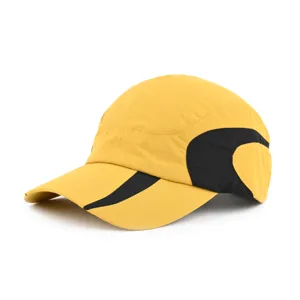 Cappello da baseball a blocco di colore ad asciugatura rapida per sport, traspirante.