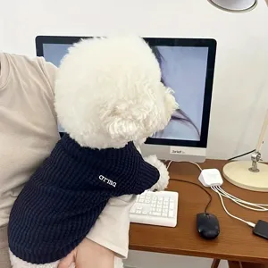 Pet Waffle Knit Base Shirt Cute Puppy Dog Clothes Breathable Small Dog And Cat T-Shirt Spring Autumn Pet Apparel