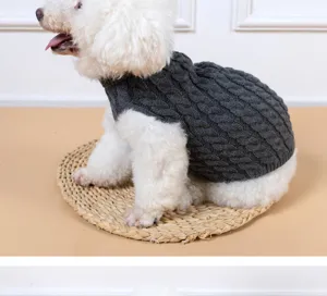 Warme huisdier gebreide trui voor honden en katten winter gezellige kleding voor huisdieren