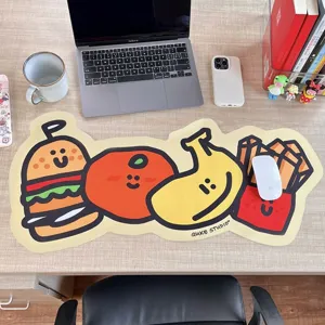 Große süße Cartoon Frucht Burger Schreibtischunterlage dicke rutschfeste Mauspad Büro