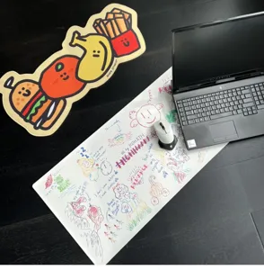Original Cartoon Schüler Schreibtisch große Mauspad dick wasserdicht rutschfest Büro
