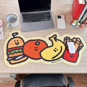 Original Cartoon Schüler Schreibtisch Großes Mauspad Verdickter Kautschuk Büro Schreibtischunterlage Süße Frucht Rutschfeste Computer Matte
