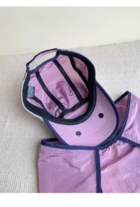 Cappello da baseball con mantella staccabile ad asciugatura rapida dettaglio interno