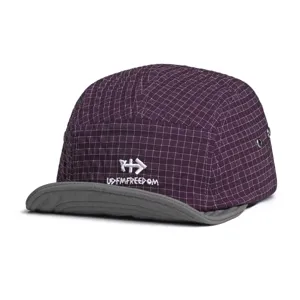 American grid quick dry 5 panel cap breathable sun protection sports baseball hat
