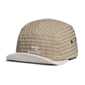 American vintage plaid quick-drying camp cap summer breathable sun protection baseball hat