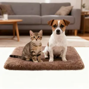 Pet Plush Sponge Mat Warm Dog Cat Bed Thickened Waterproof Removable Washable Pet Sleeping Mat Winter Home