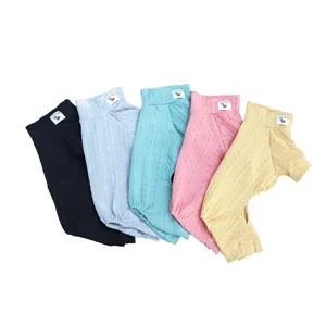 Cozy four-legged pet sweater set, elastic knitted warm clothes for cats and dogs in multi colors.