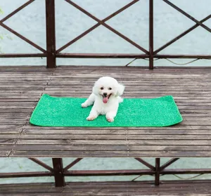 Tappetino pipi cane lavabile riutilizzabile stuoia urina animale impermeabile addestramento
