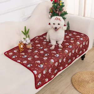 Christmas dog pee mat thickened absorbent reusable pet urine waterproof main product