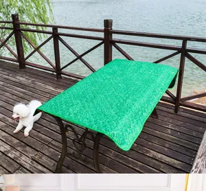 Tappetino igienico per animali verde lavabile cani gatti, asciugatura rapida assorbente riutilizzabile.