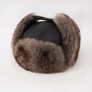 Winter warme Aviator Ushanka Mütze mit Ohrenklappen, winddichte Schneekappe für Damen.