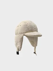 Lightweight down trapper hat winter warm ear-flap aviator cap for men and women