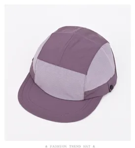 Berretto piatto ad asciugatura rapida estivo outdoor colorblock protezione solare cappello mesh