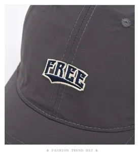 Schnelltrocknende Baseballkappe mit kurzem Schirm Sommer dünner Outdoor Sport Hut.