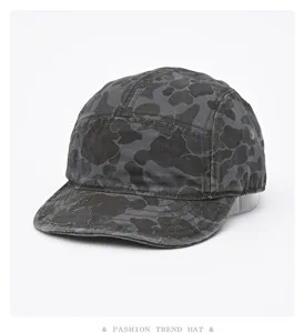 American camouflage short brim duckbill cap street style tactical hip hop baseball hat