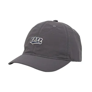 Dunkelgraue schnelltrocknende Baseballkappe mit kurzem Schirm, weiche Outdoor-Sportmütze.