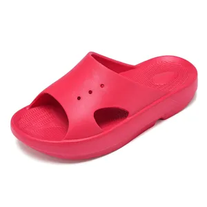 Minimalistische dicke Sohle rutschfeste Freizeit Hausschuhe für Damen und Herren im Sommer.