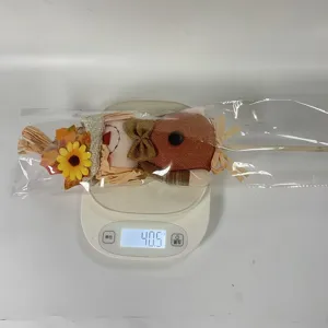 Thanksgiving Vogelverschrikker Decoratie Herfst Oogstfeest Houten Stok Decoratie Stuk