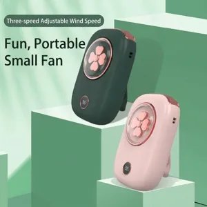 Ventilateur Mini Portable USB Rechargeable Ventilateur De Bureau Affichage Numérique Silencieux