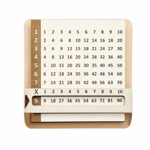 Giocattolo da tavola di moltiplicazione scorrevole in legno per bambini math dettaglio