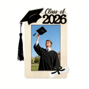 Class of 2026 wooden graduation photo frame desktop ornament creative gift graduation season