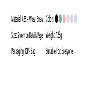 Hairbrush product specification details showing material, weight and packaging information clearly.