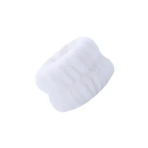 Polsini assorbenti per lavare il viso, fasce spugna morbide per skincare e sport fitness.
