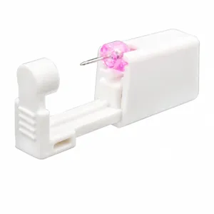 Einweg Ohrlochstich Werkzeug steril Ohrstecker Gun Set professionelle Piercing Zubehör