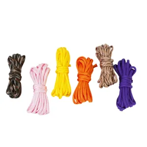 4mm colorful paracord survival rope bundles for outdoor camping bracelet weaving and crafting
