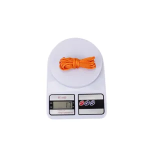 Orange 4mm paracord survival rope bundle, lightweight outdoor camping cord detail shot.