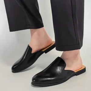 Zapatos hombre mocasines piel destalonados estilo británico calzado casual moda