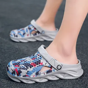 Hommes ete exterieur respirant camouflage jardin sabots legers sandales de plage
