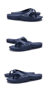 Herren dicke Sohle Zehentrenner Sommer weiche EVA Badesandalen Outdoor Anti-Rutsch Schuhe