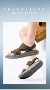 Heren outdoor casual sandalen met antislip zool voor zomerse strand en dagelijks
