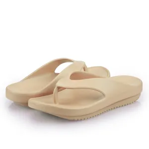 Dicke Sohle lässige Strand-Zehentrenner, bequeme Sommerschuhe für Paare mit rutschfestem Design.