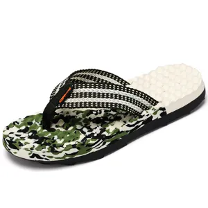 Sommer neue Herren Camouflage Zehentrenner Outdoor Strand weiche Sohle Sandalen Schuhe
