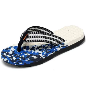 Sommer Herren Zehentrenner Strand Sandalen weiche Sohle rutschfeste Outdoorschuhe