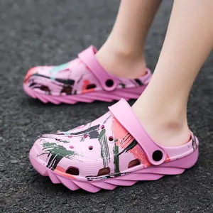 Kinderclogs ademende zomer strandzandalen zachte zool antislip schattige pantoffels