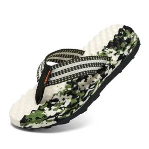 Herren Outdoor Camouflage Zehentrenner Freizeit Badesandalen rutschfeste weiche Sommer Schuhe