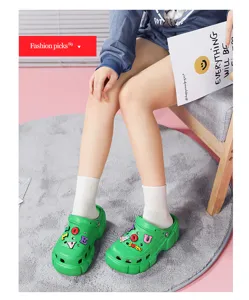 Women Platform Clogs Chunky Thick Sole Summer Outdoor Fashion Casual Garden Shoes Cute