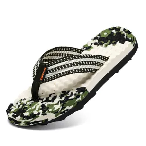 Herren Camouflage Zehentrenner Outdoor Weiche Sohle Strand Sandalen Sommerschuhe Neu