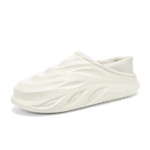 Gefütterte Winterschuhe aus Schaumstoff, warme hausschuhe mit flauschigem Innenfutter für Damen.