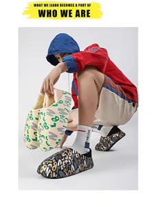 Zapatos de algodón cálido forrado con forro polar zapatillas casuales unisex